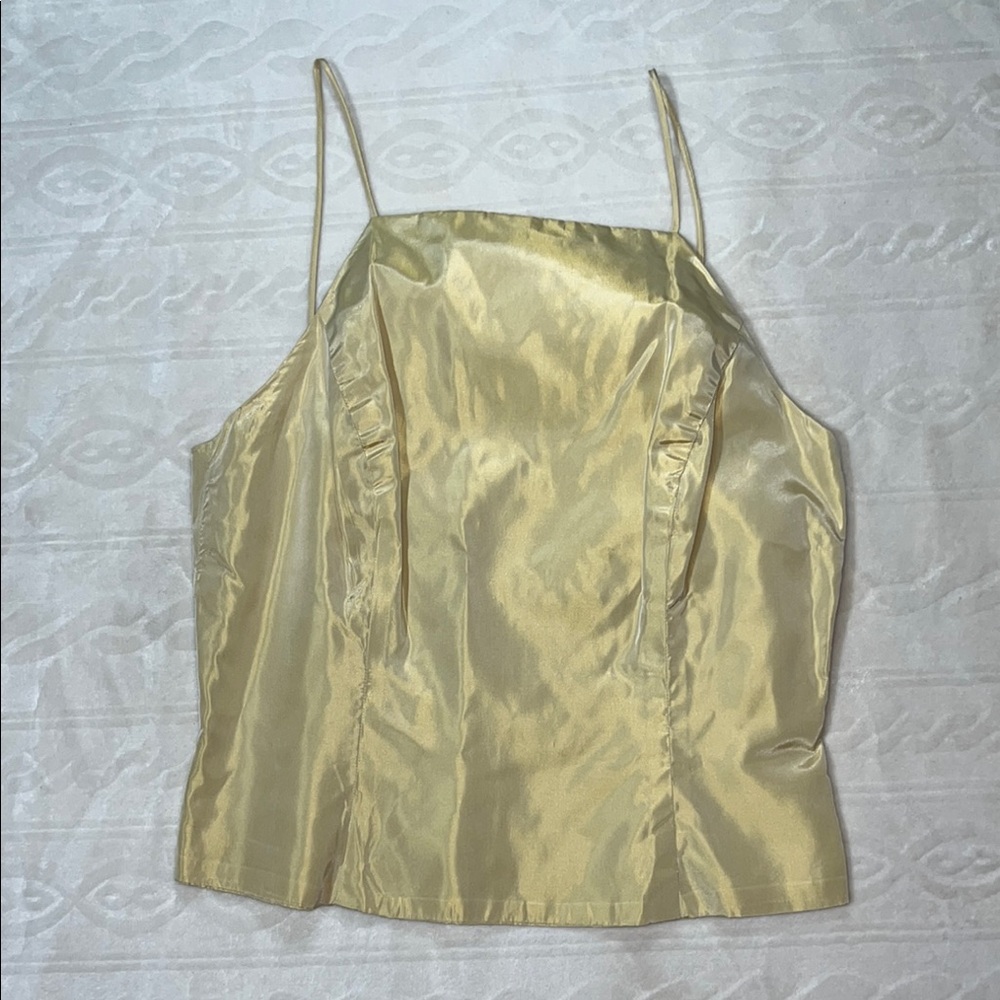 Vera Wang‎ Y2K gold tank